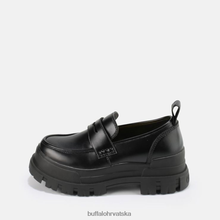 crno Buffalo aspha loafer cipela ravna veganska nappa |mokasinke TDD6T665